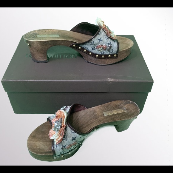 Louis Vuitton Shoes - Louis Vuitton Clogs Size 38.5**